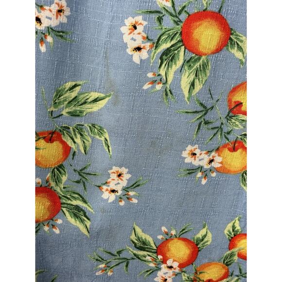 Torrid Orange Grovw Women’s Maxi Dress Sz 2 Blue Oranges Summer Vacation Resort - Picture 15 of 15